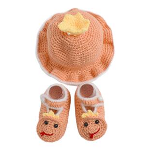 rlk醒狮蛇帽子鞋子手工diy编织蛇年宝宝护耳帽钩针婴儿鞋帽材料包