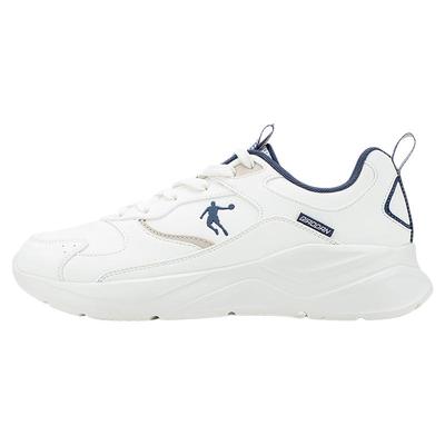 乔丹男鞋老爹鞋皮面防水运动鞋子