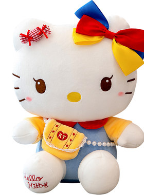 凯蒂猫咪玩偶坐款公仔