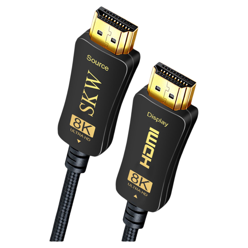 skw发烧2.1光纤hdmi8K机顶盒线