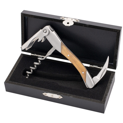 高档橄榄木柄红酒开瓶器Laguiole