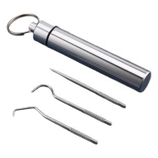 304不锈钢剔牙勾针超细牙签随身携带钩剃掏挑神器不锈钢专用工具