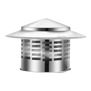 屋顶排气管罩304不锈钢防雨帽防鸟鼠排气通风口透气烟囱烟伞帽