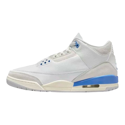#Jordan Air Jordan 3 AJ3 篮球鞋 低帮 北卡蓝 CT8532 DN3707