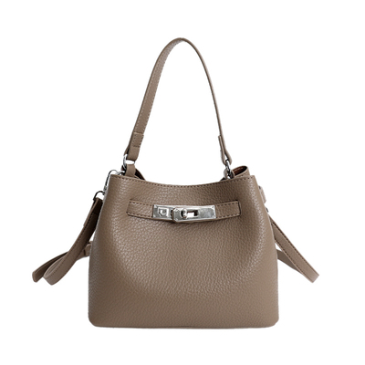 水桶包手提凯利包2026新款高级通勤简约时尚休闲单肩斜挎包