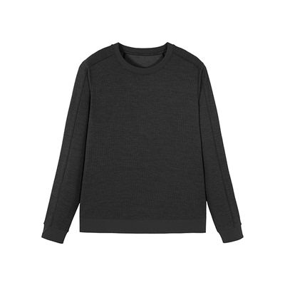 INNERLAND华夫格休闲宽松卫衣