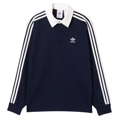 阿迪达斯Adidas三叶草男经典长袖运动POLO衫休闲T恤IZ4806 JY1400