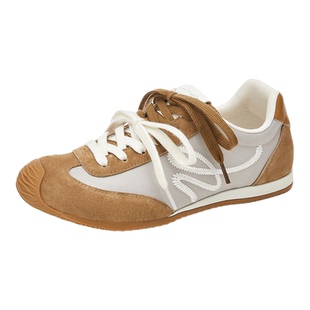 MILLIE'S/妙丽官方日常通勤时尚百搭休闲轻便双鞋带阿甘德训鞋女