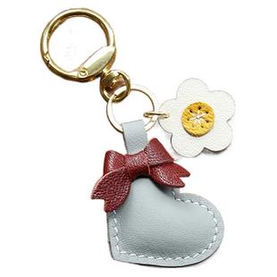 手工真皮包包挂件可爱包包挂饰车钥匙挂件后视镜创意礼物配饰手作