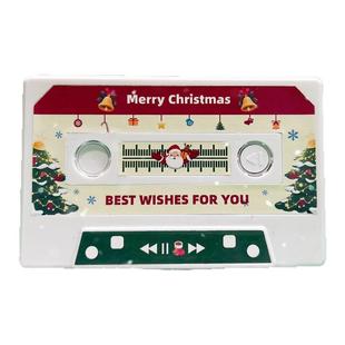 圣诞节录音磁带贺卡七夕情人节表白神器可留声机芯录音带留声卡儿童生日快乐祝福高级感有声创意礼物生日贺卡