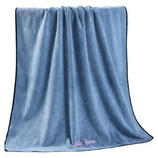 浴巾女家用比纯棉吸水速干不掉毛裹巾男情侣款一对洗澡大毛巾成人