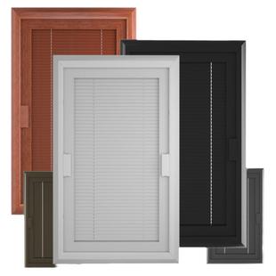 内嵌式单玻璃磁控遮光防窥中空厂型百叶磁吸窗帘2025新款隔热隔音