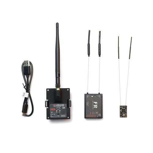 思翼FM30 2.4G高频头5-35KM固定翼穿越机FPV远航蓝牙TX16S控ET16S