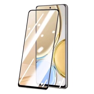 适用华为荣耀90gt钢化膜80pro直屏版x60i手机50se全屏30s/20i/x10/x50i青春x40i/x30畅玩50plus/play9t/8/7/6