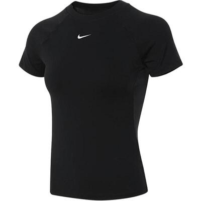 滔搏NIKE耐克女子小勾短款瑜伽训练修身款运动T恤衫FV7843-010