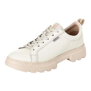 Pikolinos派高雁秋季牛皮深口粗跟系带运动休闲鞋PL220901