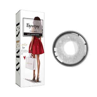 美瞳半年抛大直径混血cos灰色隐形眼镜年抛女正品官方旗舰店EJL