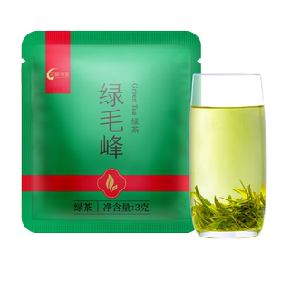 2025新出厂茶博宝绿毛峰绿茶茶叶明前烘青绿茶川茶3g小袋250g包邮