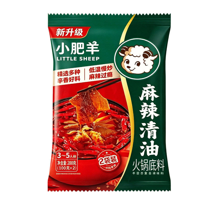 小肥羊麻辣清油火锅底料200g家用