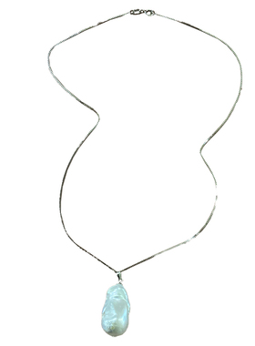 L.RUBY天然巴洛克珍珠925银女