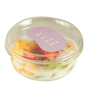 网红冷萃酸奶碗米布丁椰奶杯烘焙甜点蛋糕千层水果沙拉透明包装碗