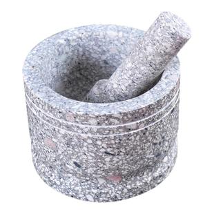 特级麦饭石捣蒜器手动石臼家用原石蒜窝子蒜泥神器研磨器蒜臼子