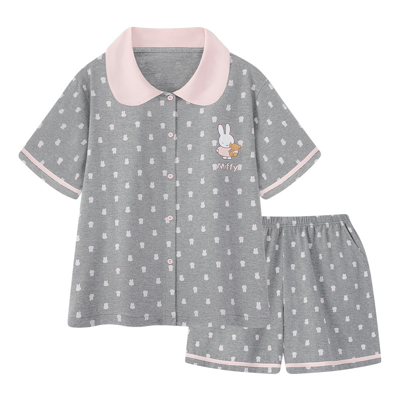 米菲【轻柔软】纯棉睡衣女夏季