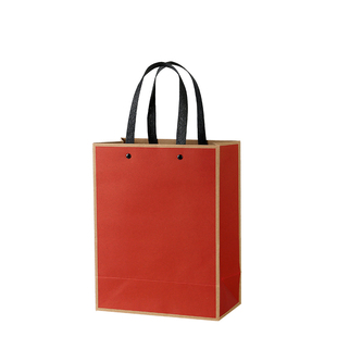 复古铆钉牛皮纸袋茶叶通用礼品袋企业商务手提袋加厚包装纸袋定制