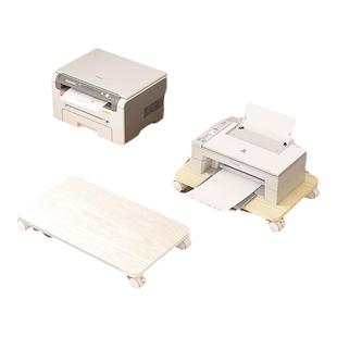 桌下打印机置物架可移动主机托架盆栽花架办公桌工位收纳架子支架