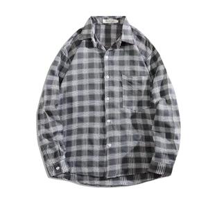 衬衫男干活穿的工地干活衣服夏季男工作服衬衣长袖薄款超薄防晒衫