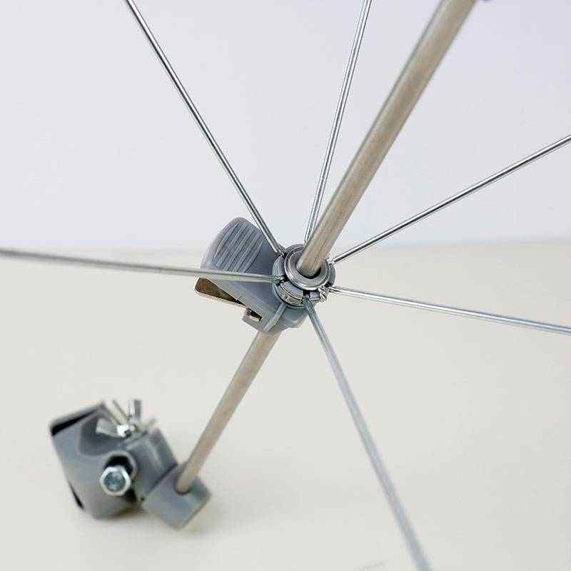 不锈钢编织工具伞架伞撑 毛线手工手摇调解绕线器 绕线机配套伞架