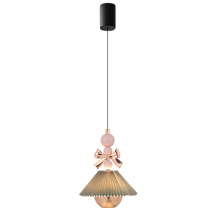 梵华儿童房卧室床头小吊灯法式奶油可升降现代简约护眼餐厅吊线灯