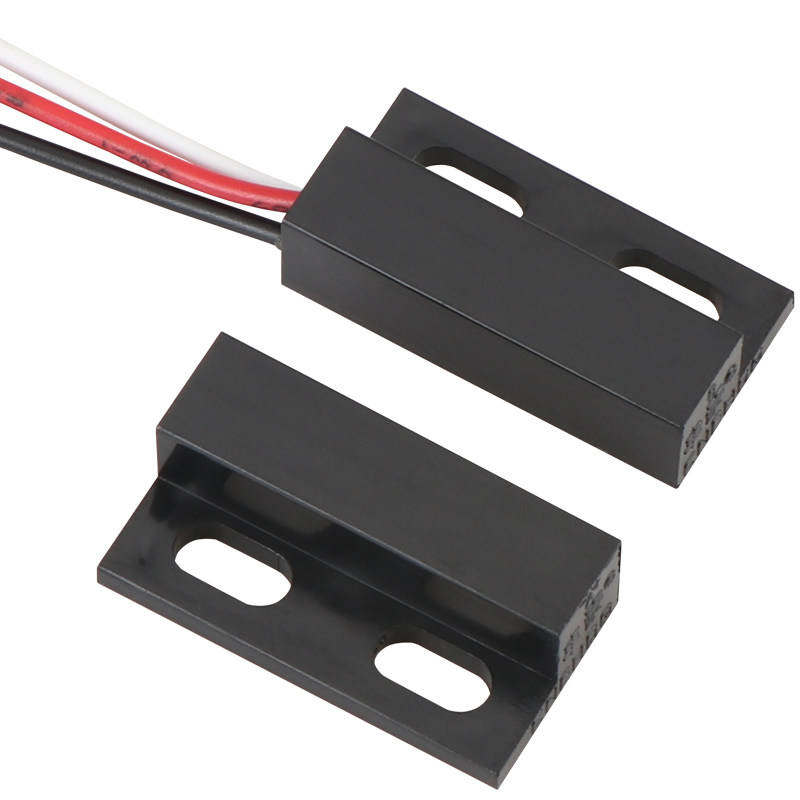 12V24V磁性接近开关 开门通电报警器开关 门磁开关 磁控感应开关