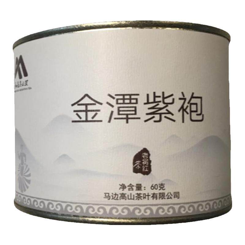 马边高山茶叶金潭紫袍老树红茶生态茶四川小叶种红茶罐装浓香60克
