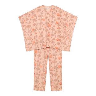 宽画遇见唐朝系列中式桑蚕丝舒适宽松女士春夏套装吊带睡裙家居服
