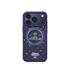 ANGYING × 紫贝壳土星适用苹果17promax手机壳iPhone16pro新款带支架ip13全包Fo5磁吸支点ip15套14高级感