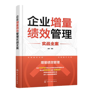 企业增量绩效管理实战全案 企业绩效考核实施办法指南 绩效管理规划设计 公司经营管理工具书 企业人力资源管理HR绩效设计知识书籍