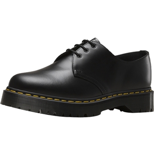 Dr.Martens马丁博士1461 Bex男秋冬爆款通勤光面皮小厚底皮鞋单鞋