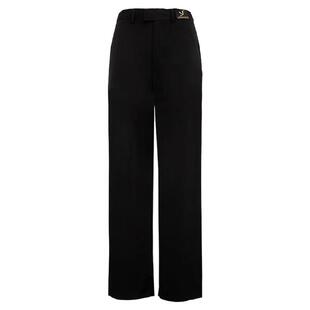 拉丁舞男士舞蹈练功口袋裤子国标舞女广场舞交谊舞高腰直筒跳舞裤