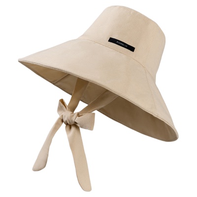 MISSION UV防晒帽女夏季25新款遮阳帽防紫外线户外大檐太阳沙滩帽