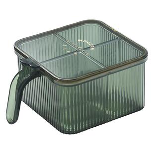 川岛屋调料盒家用厨房高端2026年新款盐调料罐多格一体调味收纳盒