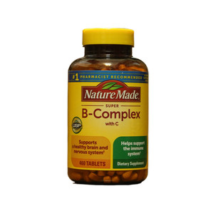 现货美国直购nature made复合B族维生素Super B-Complex叶酸460粒