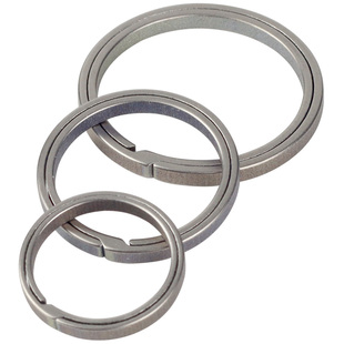 钛合金钥匙圈环窄边特小侧推全钛tc4适用于丰田奔驰宝马钥匙扣男