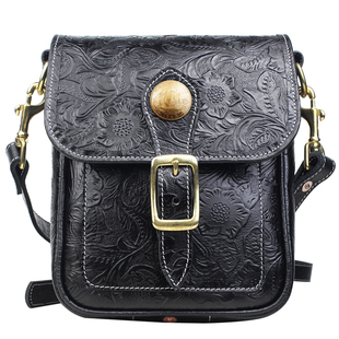 原创手工真皮男包单肩包休闲男士牛皮斜挎包复古邮差包斜跨背包潮