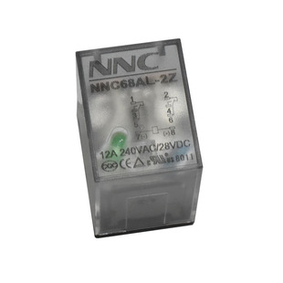 欣大中间继电器NNC68AL 2Z DC12V带灯 JQX-13F LY2NJ HH62P JRS