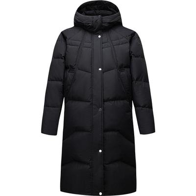 安踏六度芯长款鸭绒保暖羽绒服