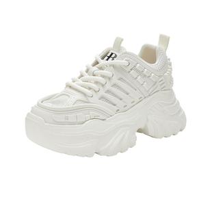 HR赫莲娜女鞋子2026夏季新款网面鞋厚底百搭欧货薄款增高小众原创