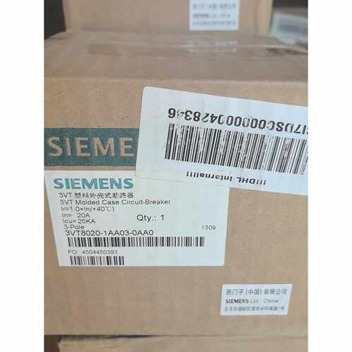 3VT8020-1AA03-0AA0塑料外壳式断路器全询价