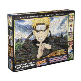 正版日本Ensky马赛克火影忍者旋涡鸣人纸质高难度成人拼图1000片
