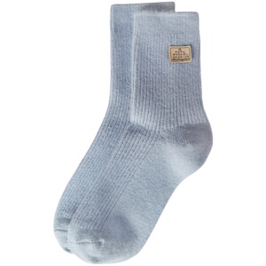 80%美利奴羊毛女袜 纯羊绒厚实极暖毛线中筒袜雪地户外保暖袜冬季